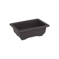 thumbnail image 2 of Halons Plastic Flower Pot - Succulent Planter, Indoor Plant Pot for Balcony Gardening & Small Herb Planter, Durable Brown Plastic, 1-Piece (S 6.5x4.7x2.4in/M 9.1x6.7x3.2in), 2 of 6