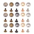 thumbnail image 3 of 20 Sets Metal Double Rivets Studs DIY Leather Craft Bag Belt Delicate Rivet, 3 of 5