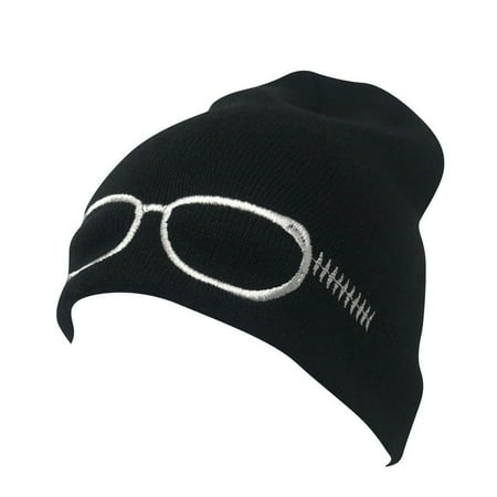 Casaba Warm Winter Beanies Glasses Embroidery Toboggans Caps Hats for Men Women