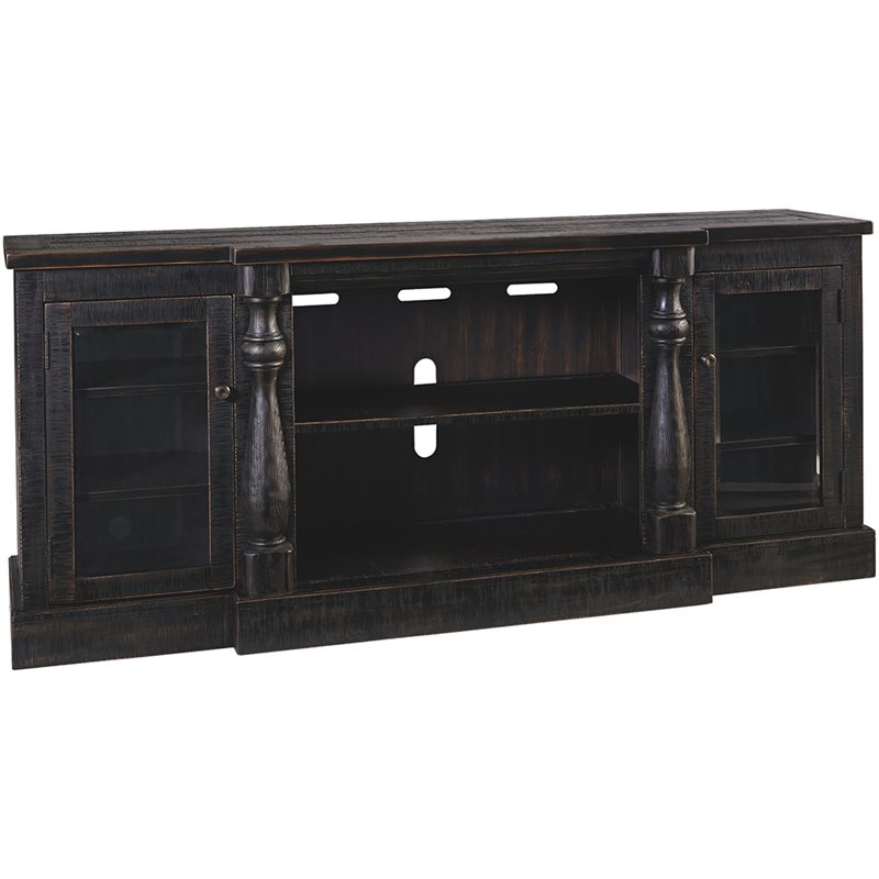 Ashley Furniture Mallacar 75"" TV Stand in Black