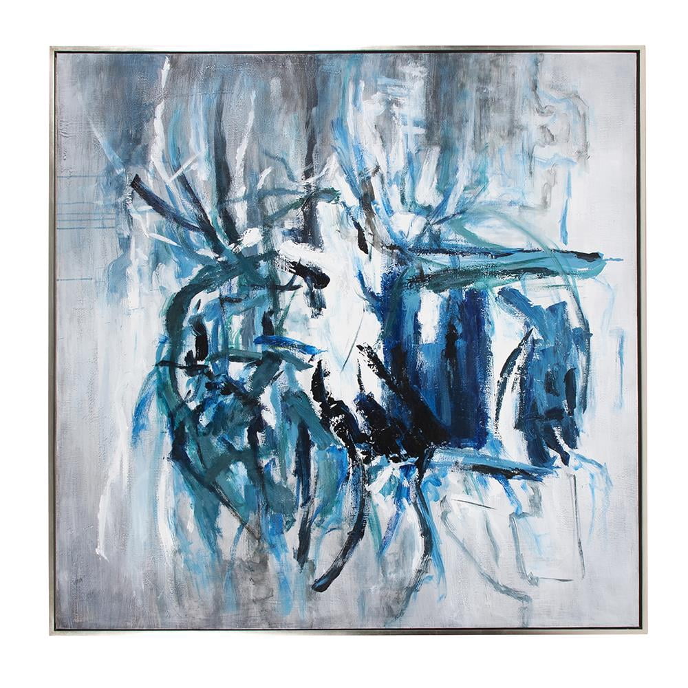 Anger Management Hand Painted Canvas Wall Art - Abstract Emotional Expression