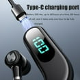 thumbnail image 5 of Auriculares Bluetooth 5.2 de un solo oído con cancelación de ruido y voz estéreo, auriculares inalámbricos para empresas, 5 of 5