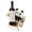 Panda standing ornam, variant on Handcraft Panda Wine Rack Sculpture For Displaying In Cabinets Or On Countertops for Inside Cabinet Wine Storage