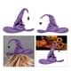 thumbnail image 2 of Disfraces de Halloween para Mujeres, Sombreros de Bruja Grandes para Mascarada de Fiesta Accesorio de Cosplay, Disfraz de Bruja para Mujeres Punteado Gorra Negro Paño de Oxford para Halloween Diario, 2 of 6