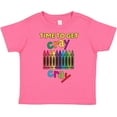 thumbnail image 3 of Inktastic Time to Get Cray Cray Crayons Humor Boys or Girls Toddler T-Shirt, 3 of 5