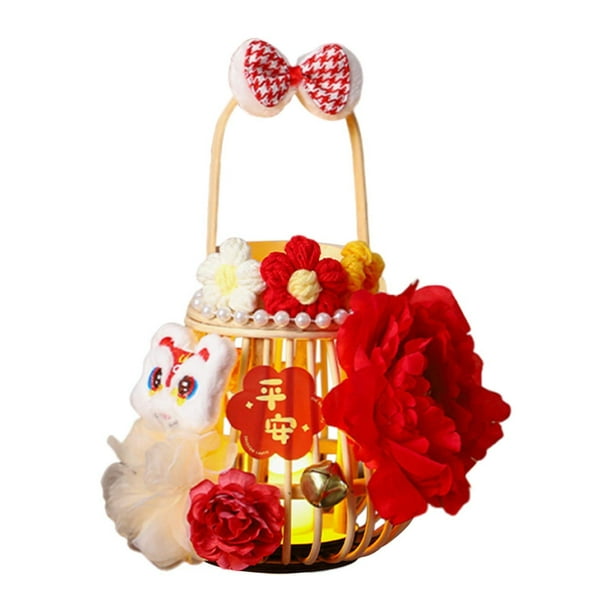 Kit de materiales para faroles de Año Nuevo chino: decoración DIY para celebraciones y fiestas. Estilo C