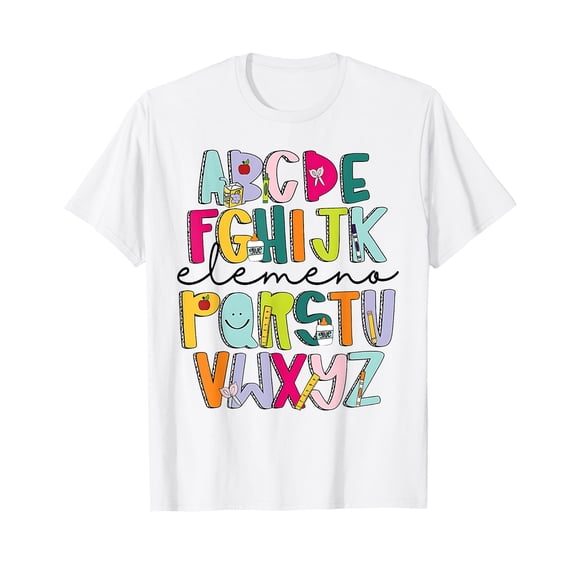 ABC Elemeno Alphabet Back To School Kindergarten Teachers T-Shirt