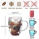 thumbnail image 2 of Taza de café NBHUZEHUA de vidrio de doble pared, 350 ml con asa, 2 of 9