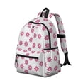 thumbnail image 2 of Pioneer Flower Floral Print Pattern Cute School Backpack with Padded Back and Adjustable Shoulder Straps 13.4"x11"x4.7", 2 of 5