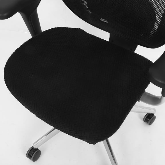 Masteelf Stretch Elastic Polyester Office Chair Seat Cover High Elasticity Gaming Chair Slipcover Removable and Washable Protective Cover for Computer Desk Chairs