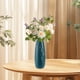 thumbnail image 4 of Fiudx Decoración del hogar Jarrón de imitación de plástico esmaltado, arreglo floral para sala de estar, decoración de mueble de TV, decoración de flores secas, maceta, utensilio para flores, 4 of 6