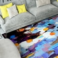 thumbnail image 6 of Always On My Mind Washable Colorful Abstract Art Area Rug size 8'x10', Power-loomed, Heavenly Softness with Non-Slipping Backing, 6 of 7