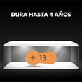 thumbnail image 2 of Pilas Auditivas Duracell Mod 13 Zinc Aire 1.4v 60 piezas PR-13 DURACELL, 2 of 6