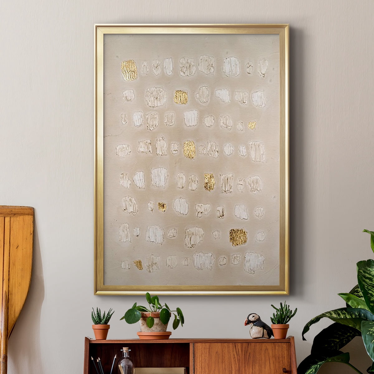 Embellished Cobblestone II Premium Framed Print, in Gold, Black, or Silver - Ready to Hang