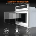 thumbnail image 4 of Garvee 30" Single Wall Ovens, 4.8 Cu.ft Built-in Convection Oven, Electric Oven with Safety Lock, LED Display, Touch Control, Timer for Kitchen, 3800W, 240V, Sliver, 4 of 8