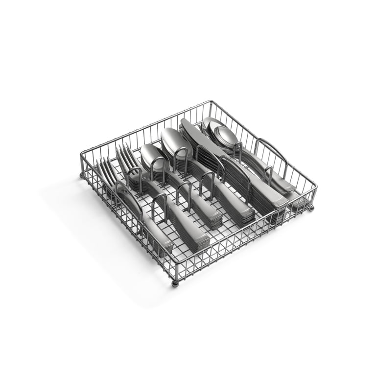 Cambridge Gratitude Sand 45-Piece Stainless Steel Flatware Set