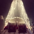 thumbnail image 1 of Dosel para Cama Comtelek con Luces y Mosquitero Tamaño Queen Completo, 1 of 8