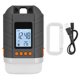 thumbnail image 1 of Luz LED para campamento resistente al agua, recargable por USB, con visualización de temperatura y hora, 1 of 8