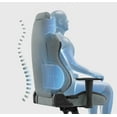 thumbnail image 5 of DXRacer Drifting Gaming Chair - Fabric Ergonomic Office Chair with Lumbar Pillow & Adjustable Headrest - PC Computer Racing Gamer Gaming Chair Recliner For Adults Teens, Cyan Black, Regular L, 5 of 13