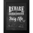 thumbnail image 2 of Sundance Studio 19x24 Black Modern Framed Museum Art Print Titled - Beware with Border, 2 of 5