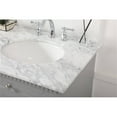 thumbnail image 4 of Elegant Decor Clarence 60" Solid Wood and Metal Double Bathroom Vanity in Gray, 4 of 8