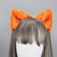 thumbnail image 3 of YAOBAMM Accessoires de Robe Couvre-Chef Fait Main Simulation Oreilles de Renard Bandeau Mobile en Peluche, 3 of 7