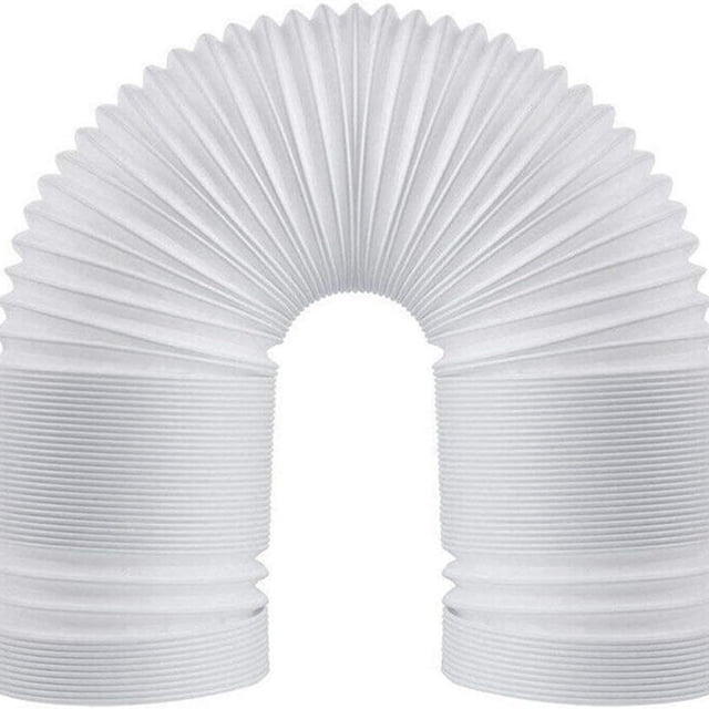Portable Air Conditioner Intake/Exhaust Hose Diameter Pvc Extend Vent Duct for Portable Air Conditioner Replacement Hose,Counterclockwise Installation Direction