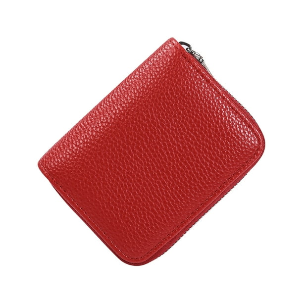 Credit card holder leather womens sale