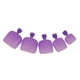thumbnail image 1 of Juego de 24 piezas de uñas postizas para los pies, puntas de uñas para pies, uñas desiguales para pies con Púrpura, 1 of 8