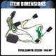 thumbnail image 5 of 1 Juego de Kit de Arnes de Cableado de Remolque de 4 Pines para Ford Transit-150 250 350 2015-2022 Negro, 5 of 7