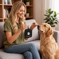 thumbnail image 4 of Portable Dog Treat Pouch, Mini Dog Training Treat Bag with Carabiner Clip, Waterproof Small Puppy Snack Storage Pouch for Walking Hiking Outdoor Training, 4 of 5