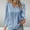 Sky Blue, variant on Patlollav Up to 65% off Fashion Womens V-Neck Long Sleeve Casual T-Shirt Top Solid Blouse