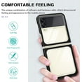 thumbnail image 6 of Case for Samsung Galaxy Z Flip 4 5G 2022, Slim Thin Soft TPU Bumper & Hard PC Transparent Back Shockproof Scratch Resistant Protective Phone Case for Samsung Galaxy Z Flip 4 5G 2022 (Black), 6 of 15