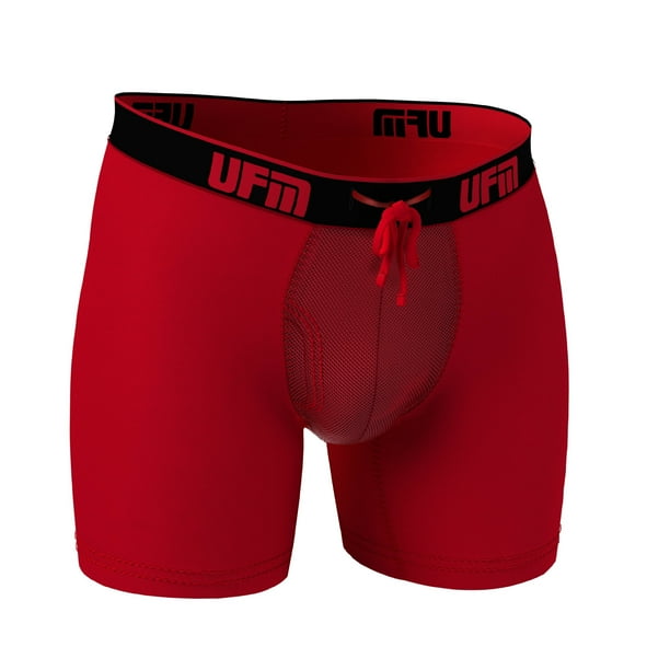 UFM Mens Underwear, 6 Inch Inseam PolySpandex Mens Boxer Briefs