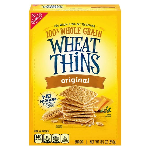 Pack of 2 - Nabisco Wheat Thins Original Crackers 8.5 oz