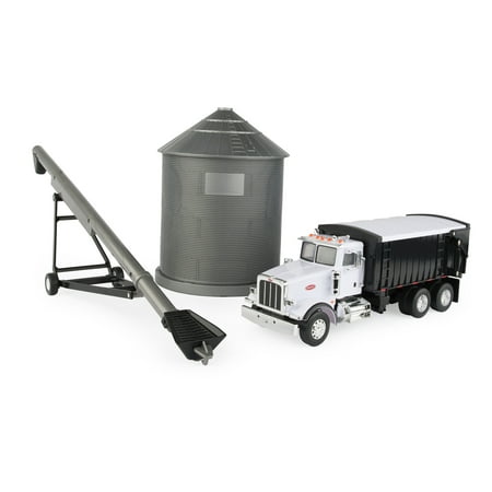 UPC: 0036881465010 | Peterbilt Toy Tractor Grain Truck with Bin & Auger Set 1:32 Scale