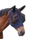 thumbnail image 1 of Máscara antimoscas QHP para caballo con cierre de cremallera, lycra elástica, ajuste ceñido, azul ma, 1 of 5