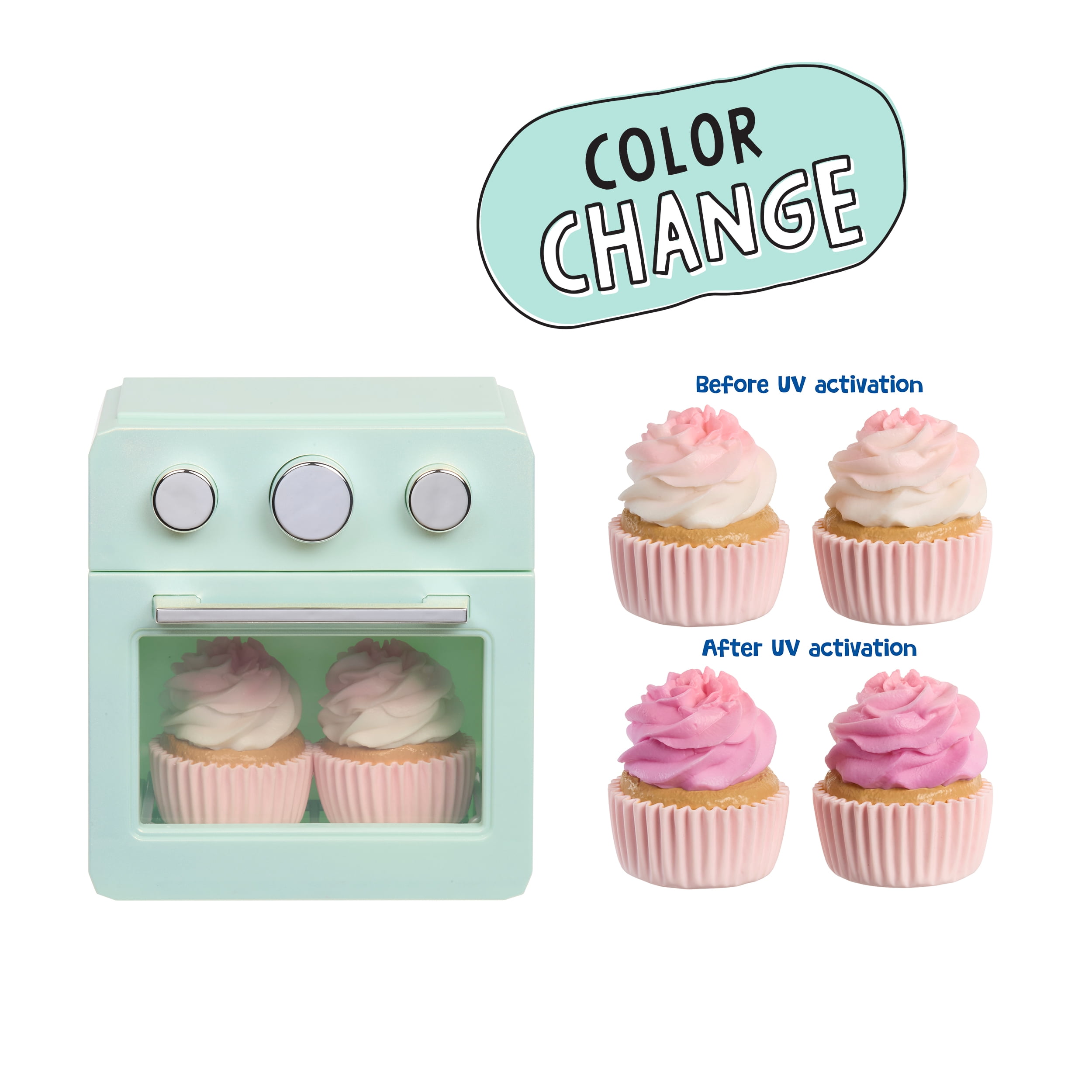 Little Tikes Sweet Spaces Mini Oven – Sea Foam, Imaginative Pretend Play Kitchen, Ages 3+
