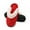 Red, variant on Ticikt Ladies Fashion Winter Insulation Closed Toe Flat Bottom Soft Slippers,Color:Grey,Size:10.5