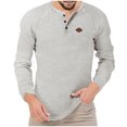thumbnail image 1 of Styesk Mens Shirts Man Leisure Solid Color Button Shoulder Insertion Hoodless Long Sleeves, 1 of 2