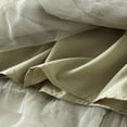 thumbnail image 4 of Womens Layered Tulle Long Skirt Stylish High Waist Solid Color Frill Trim Ruffle Midi Skirt, 4 of 5