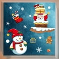 thumbnail image 4 of Christmas Wall Decals PVC Christmas Wall Stickers Removable Santa Wall Murals Peel and Stick Wall Decor for Bedroom Living Room Nursery Xmas Winter New Year Party Supplies, 4 of 6