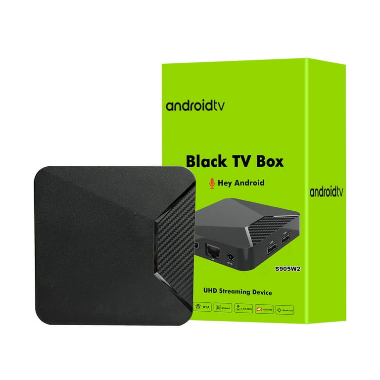 TV BOX 4K ANDROID 10 CERTIFICADO Q5 CON CONTROL DE VOZ GENERICO