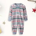 thumbnail image 1 of Disfraz Premium Conjunto de pijama familiar de 2 piezas Conjunto de ropa de dormir informal de estilo navideño (Bebé blanco-3M) Kuymtek Blanco T 3 M Única para Unisex, 1 of 6