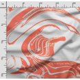 thumbnail image 2 of Soimoi Marble Print, Velvet Fabric, Decor Sewing Fabric by The Yard 54 Inch Wide,Decorative Fabric for Upholstery and Home Accents, Red, 2 of 5