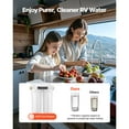 thumbnail image 2 of KFFKFF RV Water Filtration System, 2-Cartridge Water Filter System for Campers, Remove Sediments, Chlorine, Bad Tastes, Odors, and Most Contaminants, 2 of 9