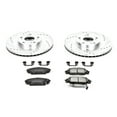 thumbnail image 3 of PowerStop Front Z23 Evolution Sport Carbon-Fiber Ceramic Brake Pad and Drilled & Slotted Rotor Kit Fits: ACURA HONDA Select Models K2439, 3 of 10