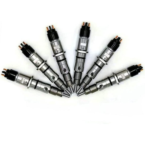 Seapple 6 PCS Common Rail Injector Diesel Fuel Injector Compatible with Cummins/Komatsu 0445120305