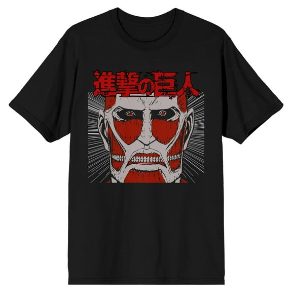 Attack on Titan Colossal Titan Men's Black T-shirt-XS