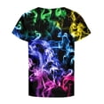 thumbnail image 4 of JAJAHO Boys Girls Tie Dye Tee Kids Summer Casual Short Sleeve T Shirt Round Neck Top For Toddler And Kids Soft Comfortable Daily Wear Ages 4-14 Years Versatile Tops, 4 of 5